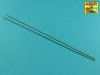 Aber HR-10 Sześciokątne pręty mosiężne 1,0mm długość 245mm x 2 szt. / Brass hexagonal rods 1,0mm length 245mm x2 pcs.